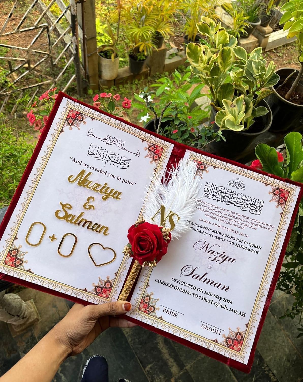 Nikah Booklet With Pen Deal