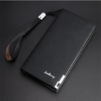 Long Men Wallets Business Long Zipper Large Capacity Quality Male Purse With Card Holder