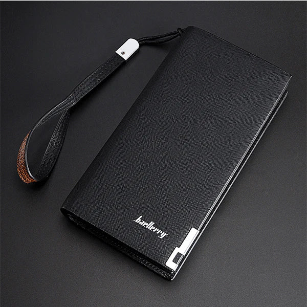 Long Men Wallets Business Long Zipper Large Capacity Quality Male Purse With Card Holder