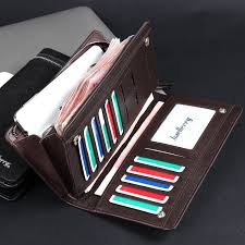Long Men Wallets Business Long Zipper Large Capacity Quality Male Purse With Card Holder